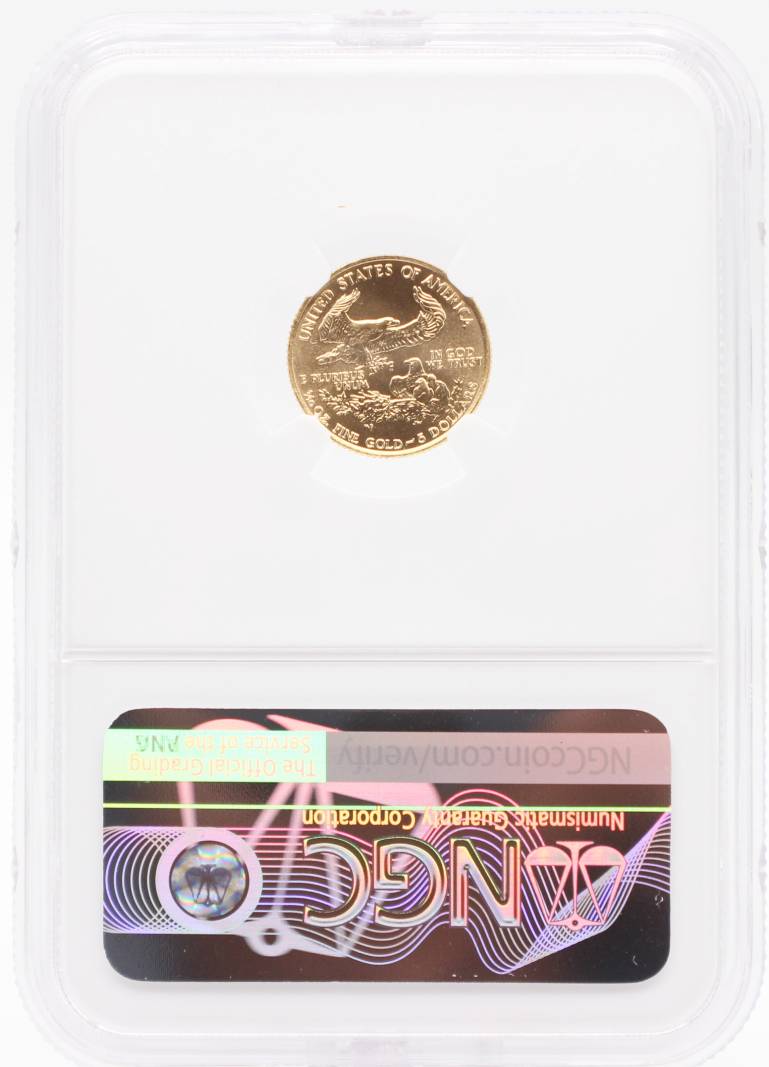 1990 NGC MS70 $5 Gold American Eagle